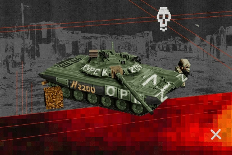Исследование, как популярная игра «Майнкрафт» превращается в площадку для идеологических сражений и военной пропаганды